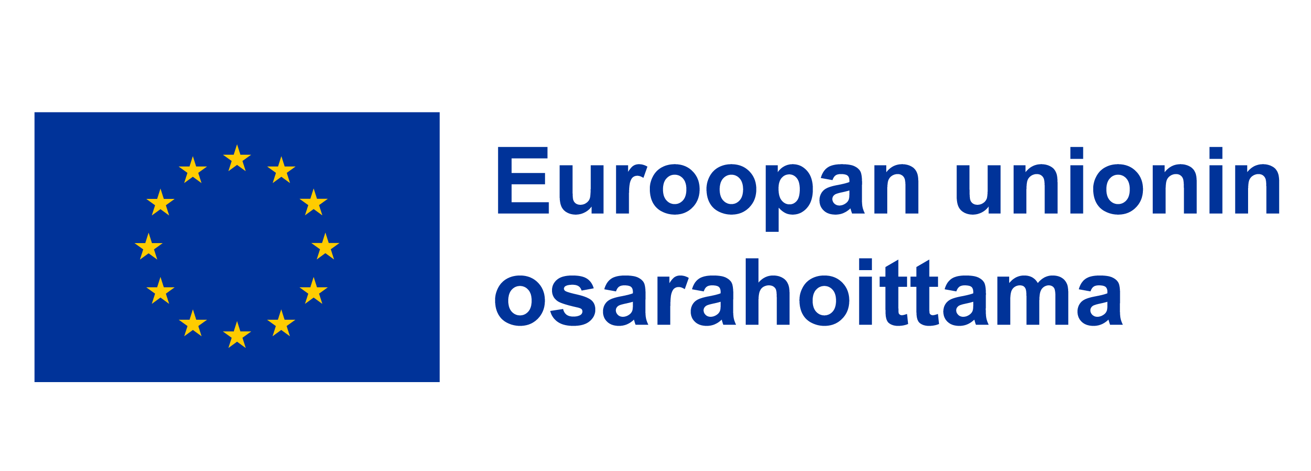EU:n logo ja teksti "Euroopan unionin osarahoittama".