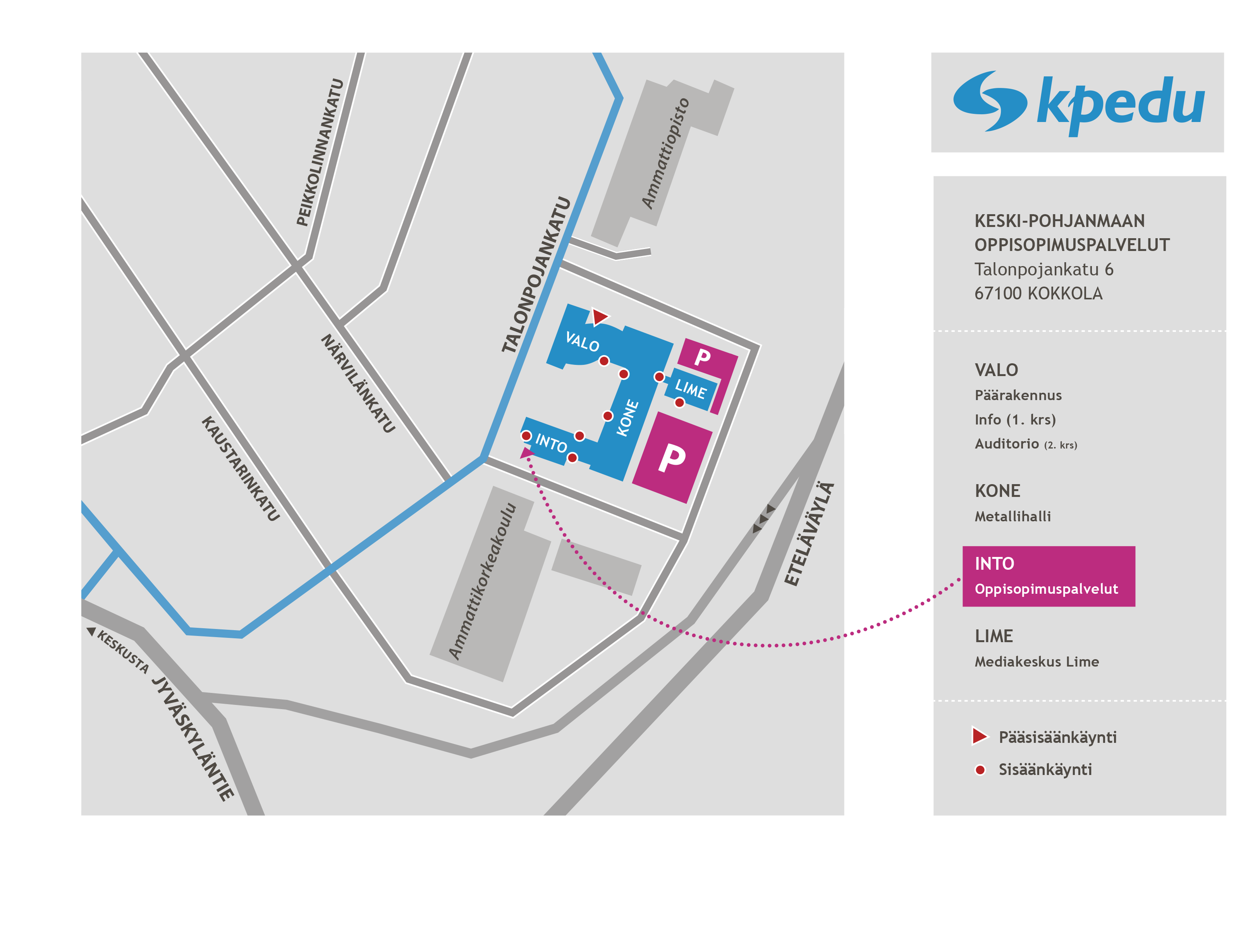 opaskartta-talonpojankatu_opso_2018 Kartta oppisopimustoimistoon