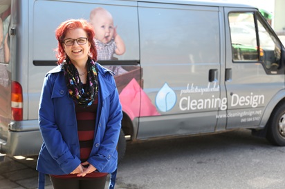 Irmeli Hartikainen työskentelee yrittäjänä Cleaning designilla