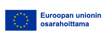 Euroopan unionin logo ja teksti "Euroopan unionin osarahoittama"