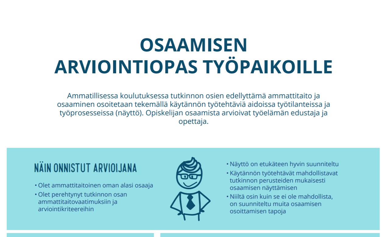 osaamisen arviointiopas työpaikoille