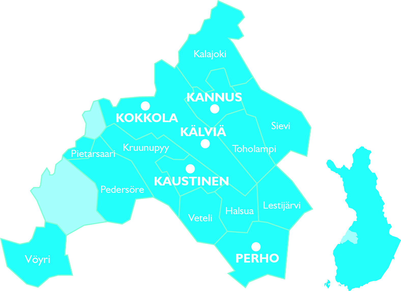 Kpedun toimipaikat Kpedun toimipaikat